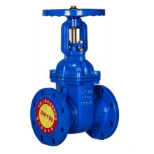 ductile cast iron OS&Y  rising stem metal sealed gate  valve